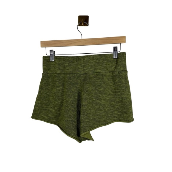 Free People Intimately Women’s Fleece Pull On Sweat Shorts in Green Size XS - Picture 6 of 9